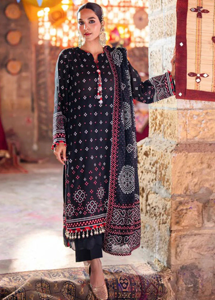 Gul Ahmed Printed Lawn Suits Unstitched 3 Piece GA25CH CL-52171 A - Summer Collection