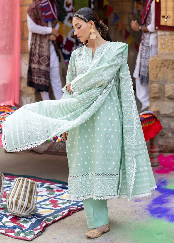 Gul Ahmed Printed Lawn Suits Unstitched 3 Piece GA25CH CL-52172 A - Summer Collection