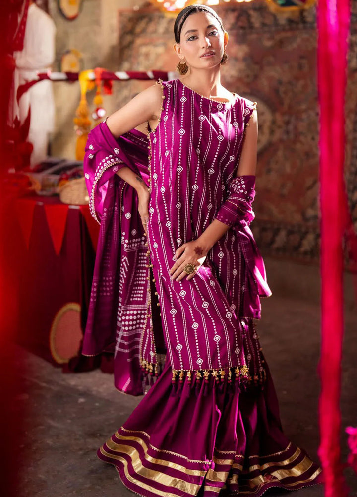 Gul Ahmed Printed Lawn Suits Unstitched 3 Piece GA25CH CL-52185 A - Summer Collection