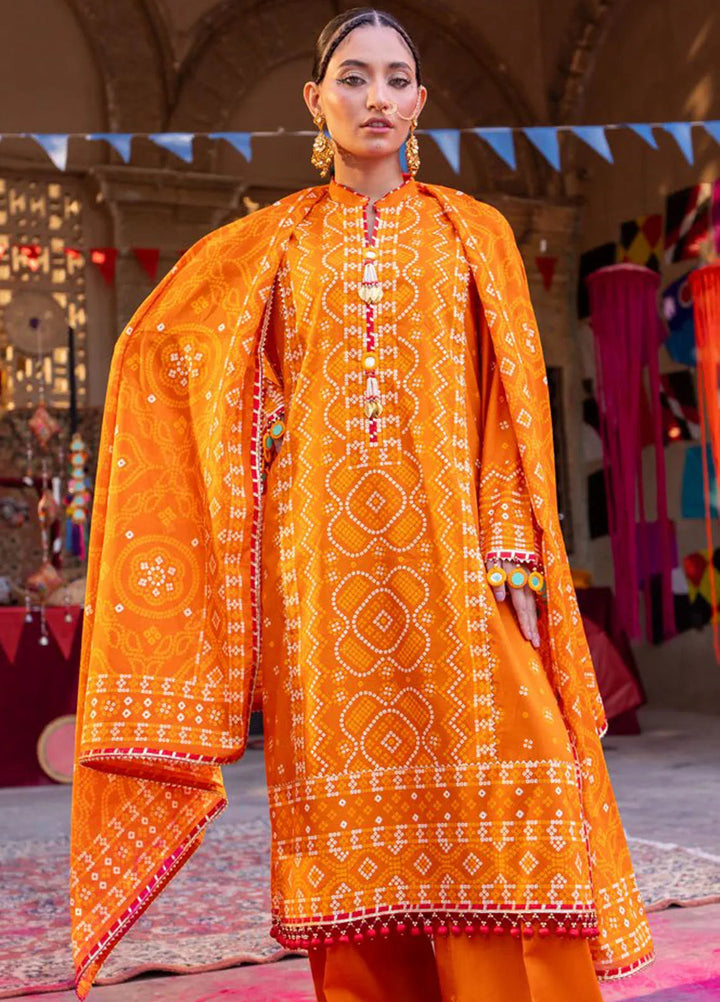 Gul Ahmed Printed Lawn Suits Unstitched 3 Piece GA25CH CL-52399 A - Summer Collection