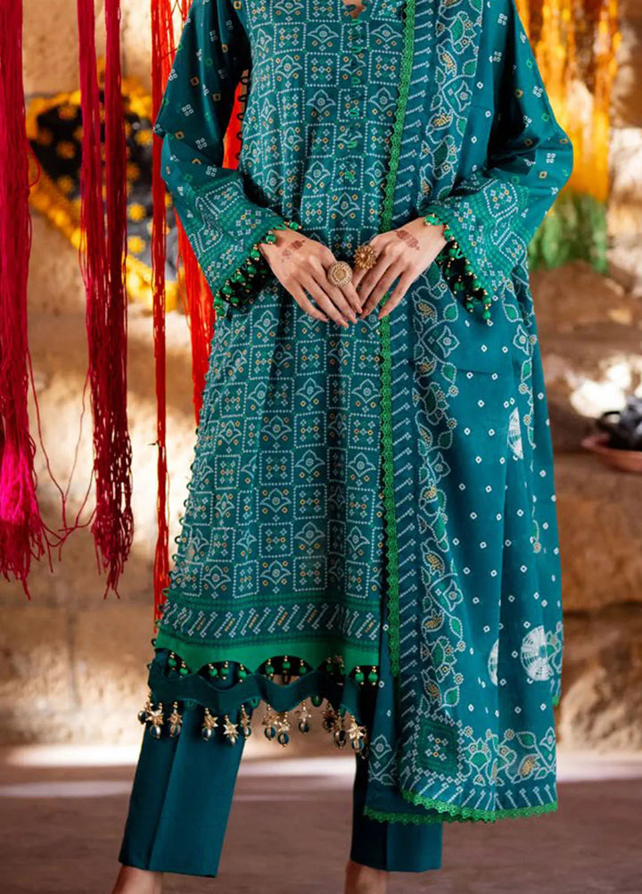 Gul Ahmed Printed Lawn Suits Unstitched 3 Piece GA25CH CL-52484 A - Summer Collection