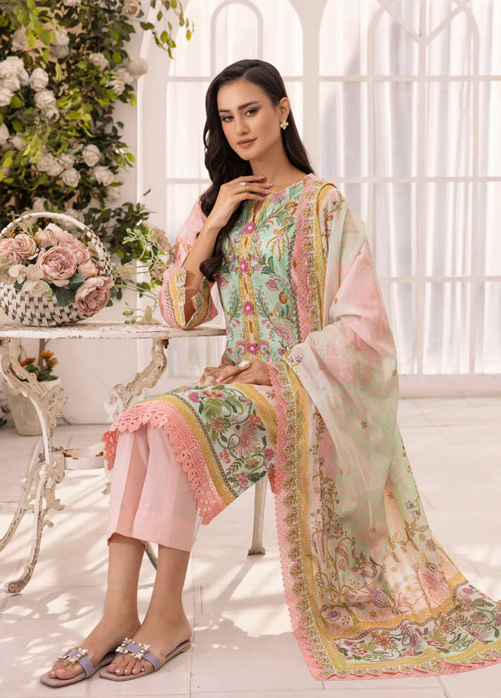 Gul Ahmed Printed Lawn Suits Unstitched 3 Piece GA25TA CL-52097 - Summer Collection