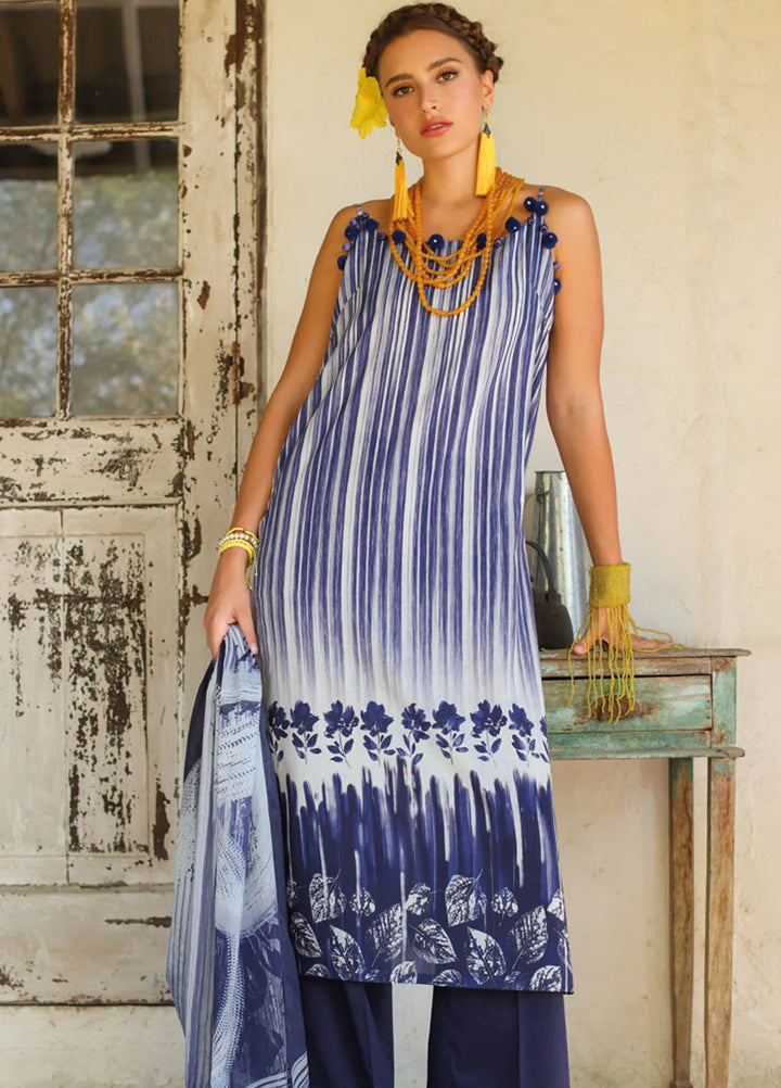 Gul Ahmed Printed Lawn Suits Unstitched 3 Piece GA25TJS CL-52058 - Summer Collection