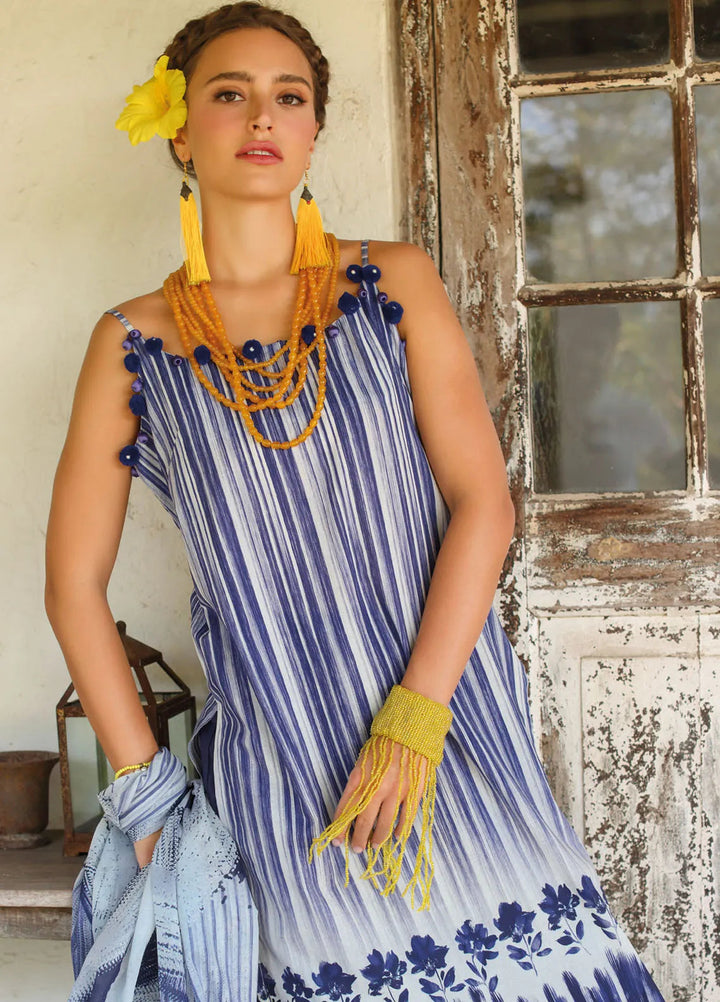 Gul Ahmed Printed Lawn Suits Unstitched 3 Piece GA25TJS CL-52058 - Summer Collection