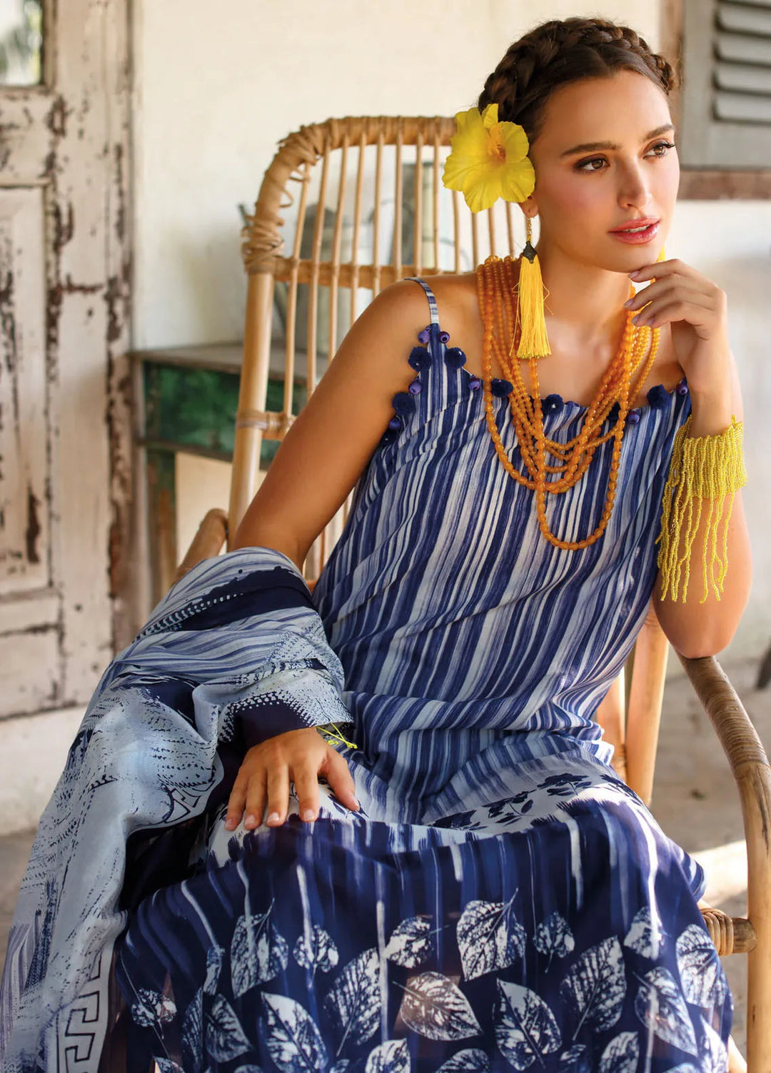 Gul Ahmed Printed Lawn Suits Unstitched 3 Piece GA25TJS CL-52058 - Summer Collection