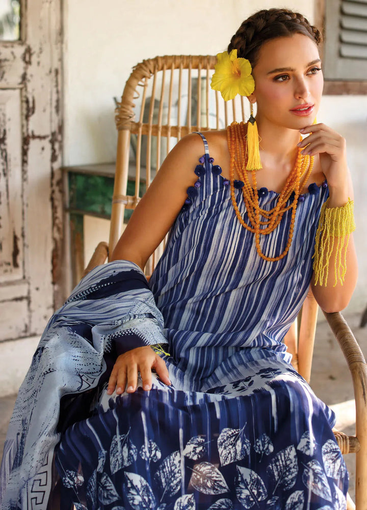 Gul Ahmed Printed Lawn Suits Unstitched 3 Piece GA25TJS CL-52058 - Summer Collection