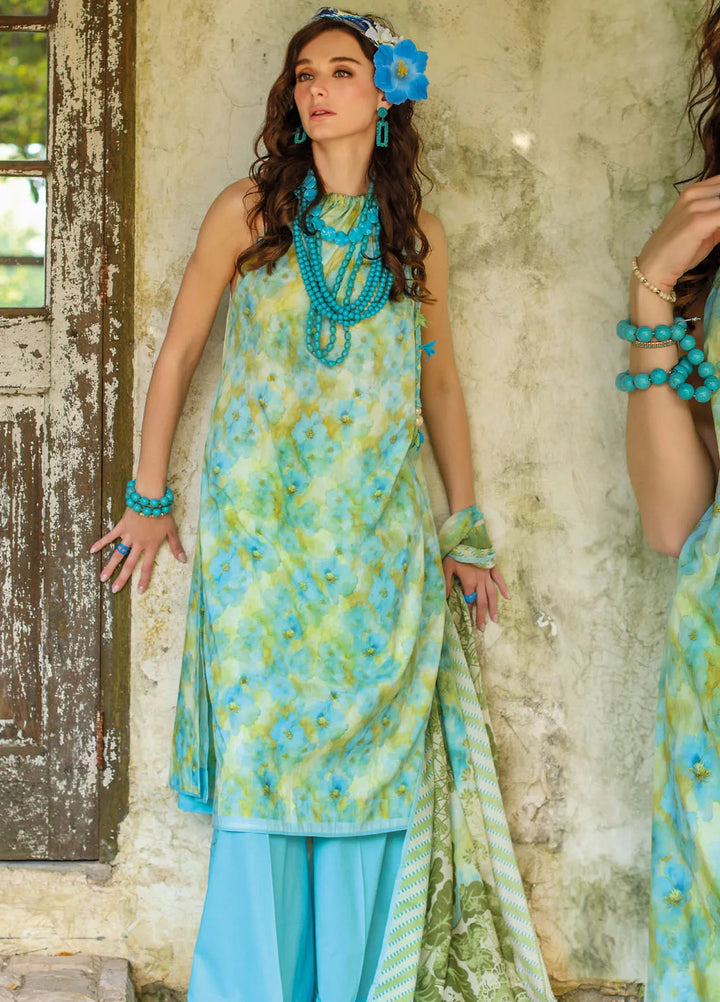 Gul Ahmed Printed Lawn Suits Unstitched 3 Piece GA25TJS CL-52379 - Summer Collection