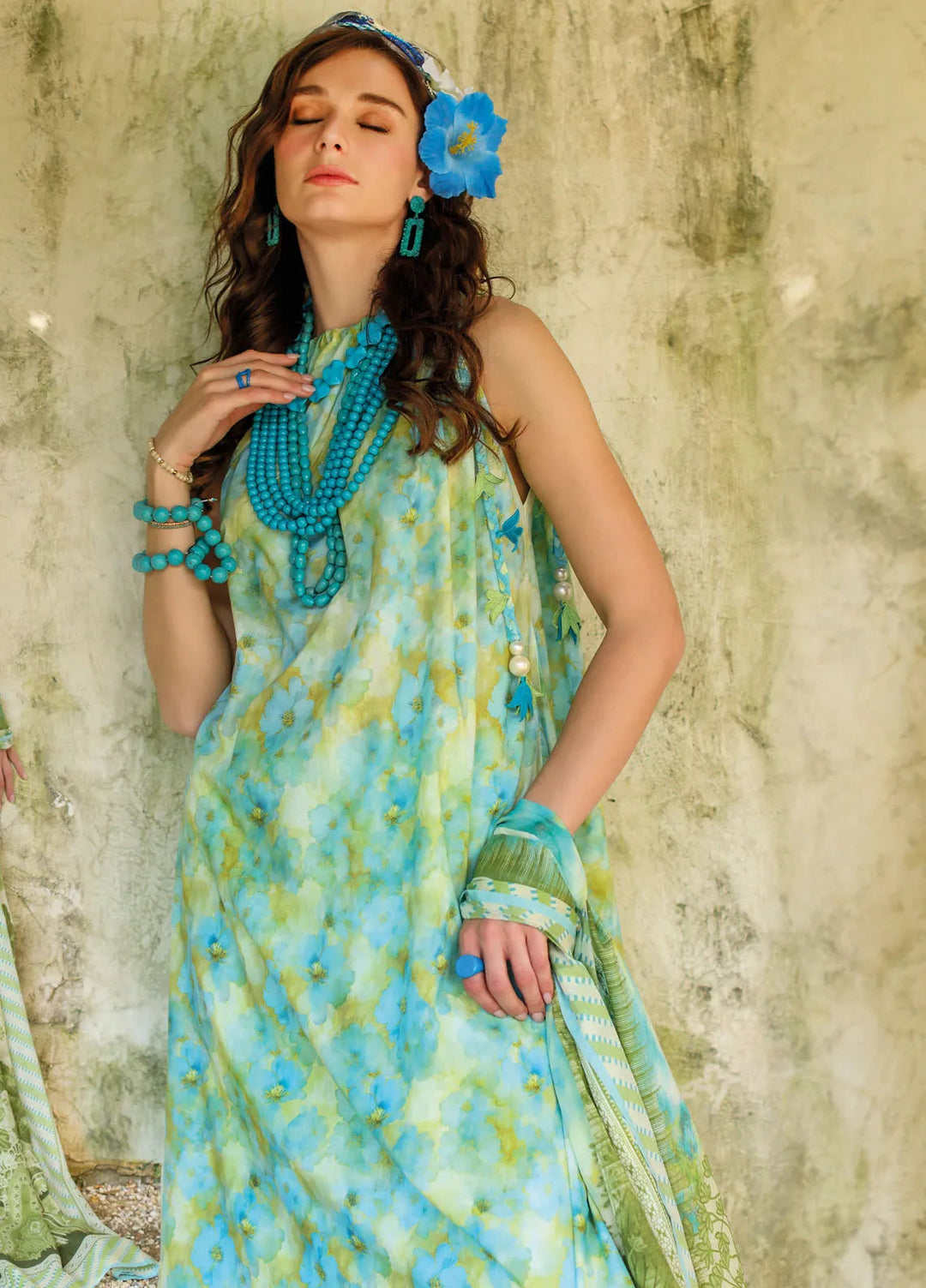 Gul Ahmed Printed Lawn Suits Unstitched 3 Piece GA25TJS CL-52379 - Summer Collection