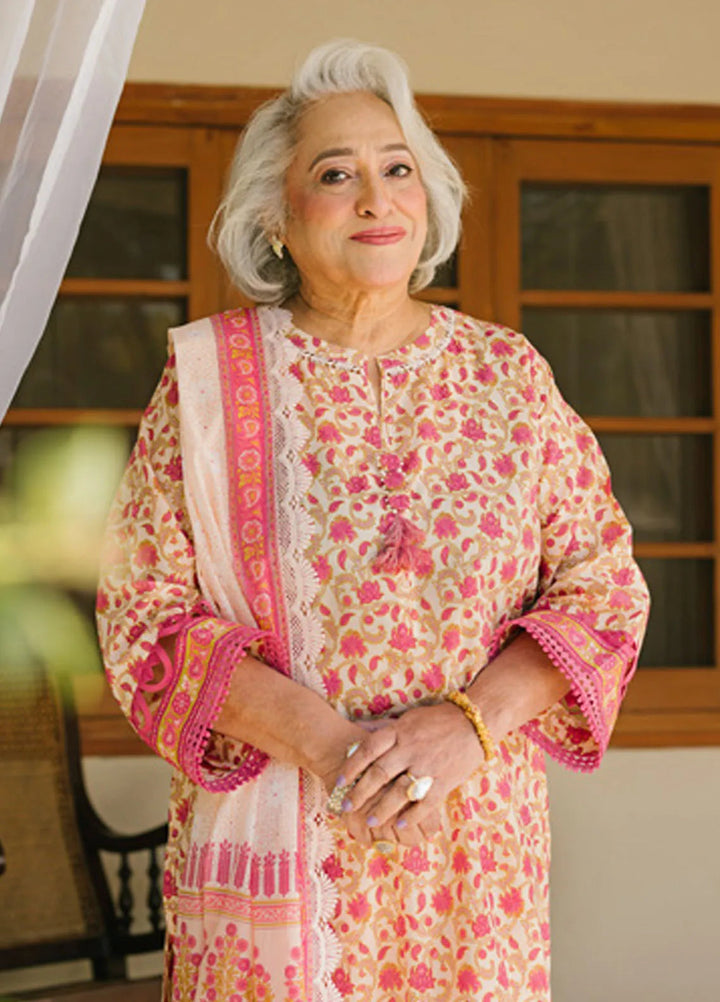 Gul Ahmed Printed Lawn Suits Unstitched 3 Piece GA25TM CL-42243 A - Summer Collection