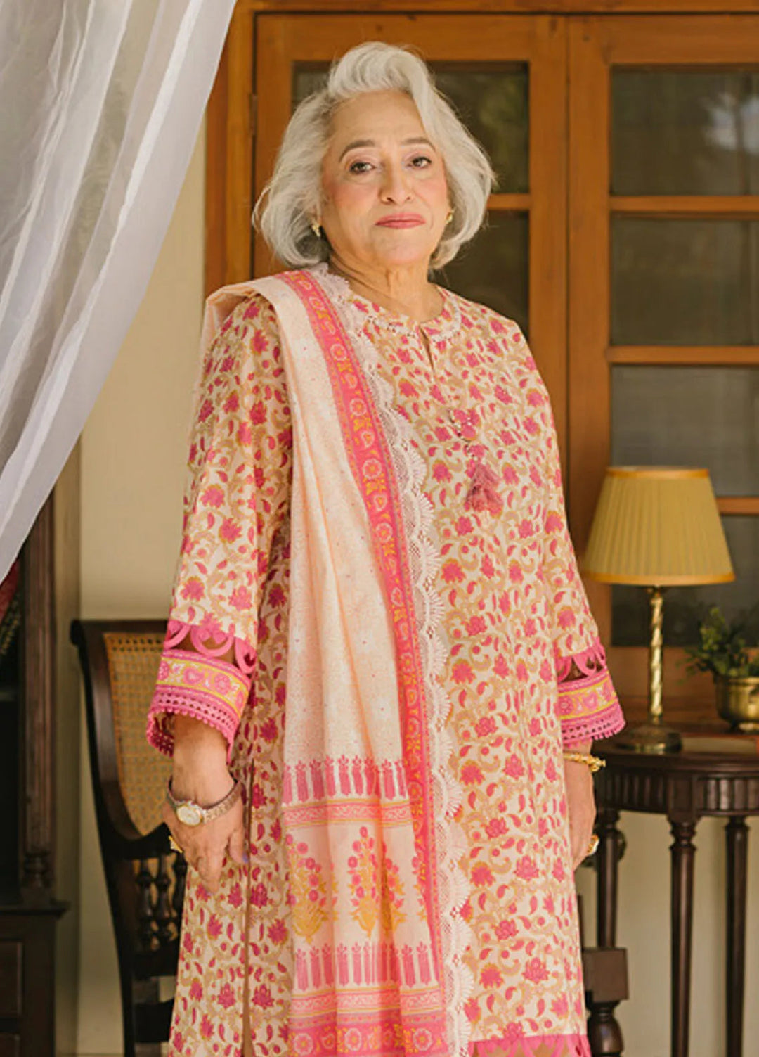 Gul Ahmed Printed Lawn Suits Unstitched 3 Piece GA25TM CL-42243 A - Summer Collection