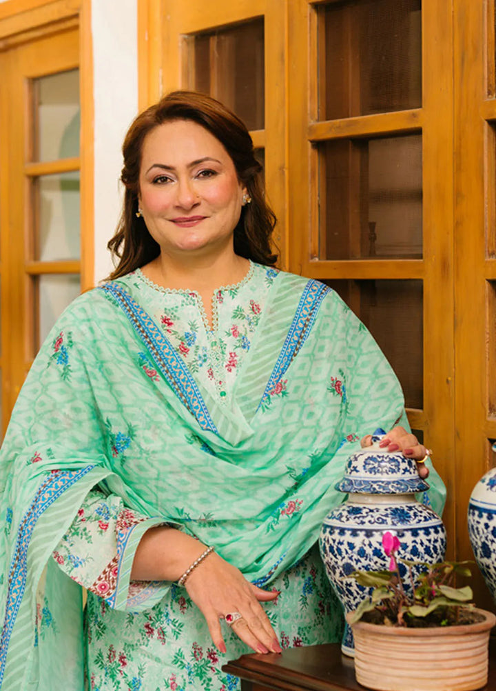 Gul Ahmed Printed Lawn Suits Unstitched 3 Piece GA25TM CL-52126 A - Summer Collection