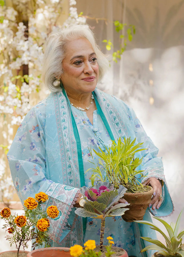 Gul Ahmed Printed Lawn Suits Unstitched 3 Piece GA25TM CL-52128 B - Summer Collection