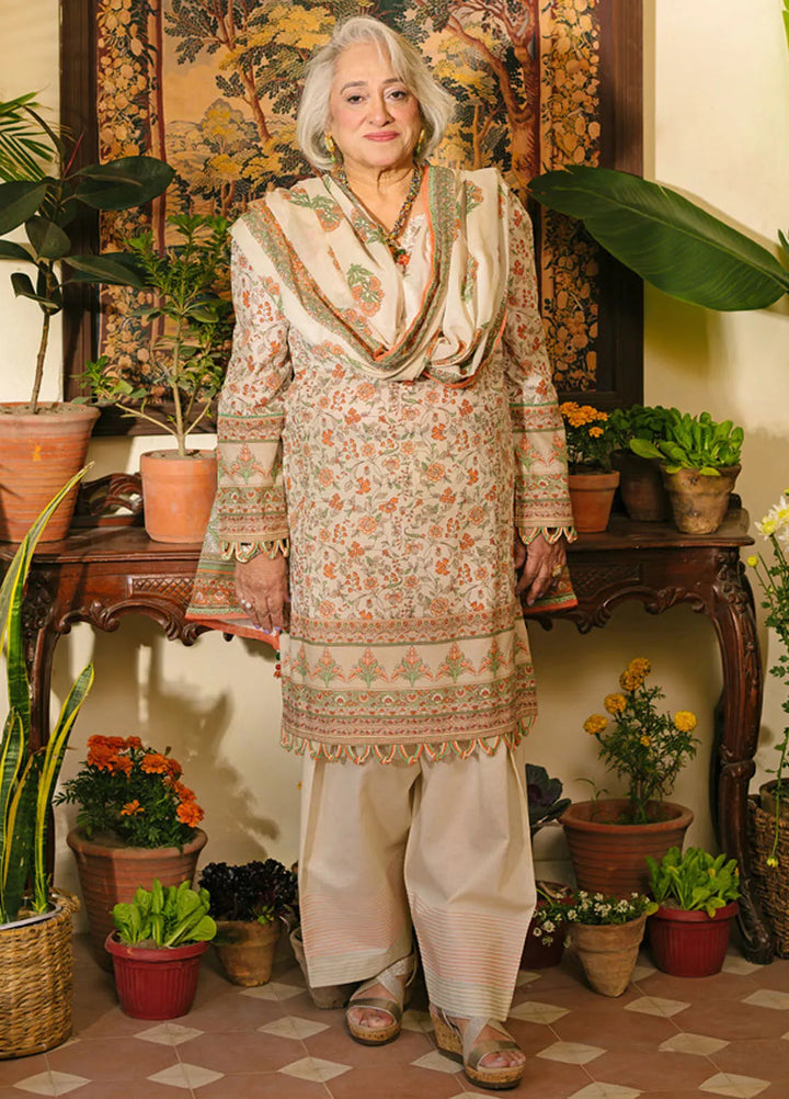 Gul Ahmed Printed Lawn Suits Unstitched 3 Piece GA25TM CL-52378 B - Summer Collection