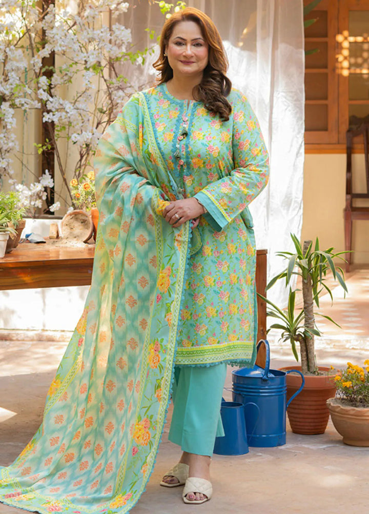 Gul Ahmed Printed Lawn Suits Unstitched 3 Piece GA25TM CL-52417 - Summer Collection