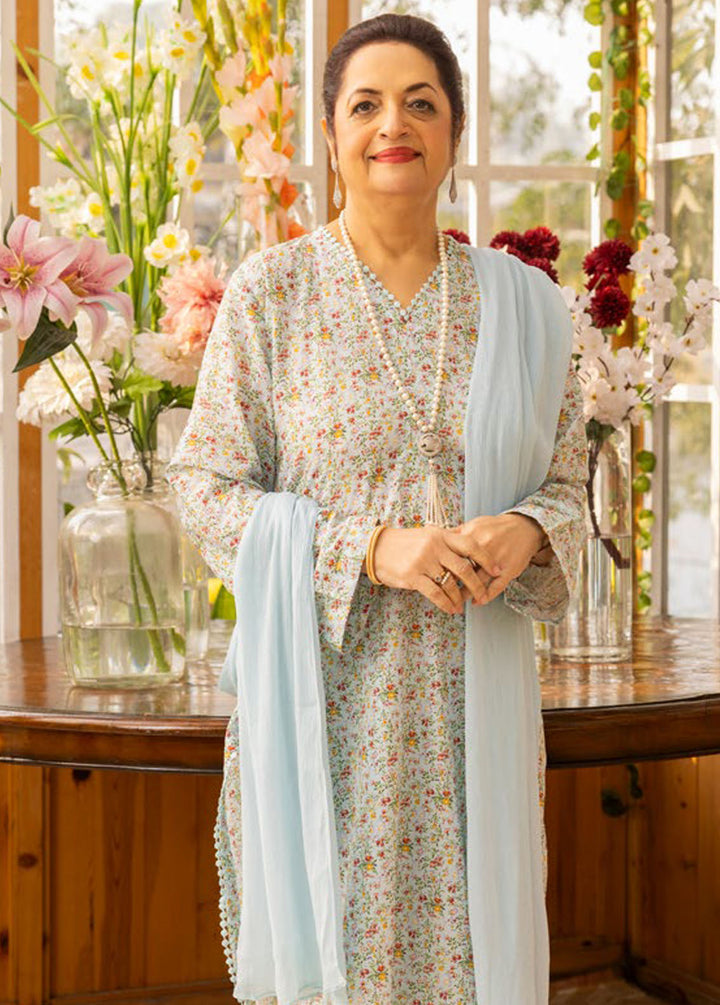 Gul Ahmed Printed Lawn Unstitched Kurti GA24MT SL 42001 - Summer Collection