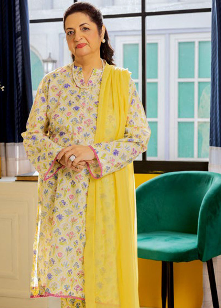 Gul Ahmed Printed Lawn Unstitched Kurti GA24MT SL 42005 - Summer Collection