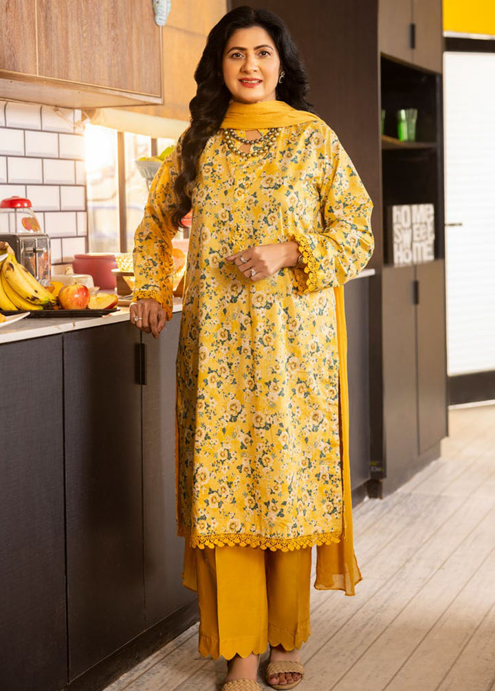 Gul Ahmed Printed Lawn Unstitched Kurti GA24MT SL 42007 - Summer Collection