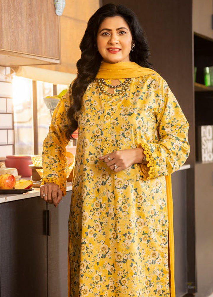 Gul Ahmed Printed Lawn Unstitched Kurti GA24MT SL 42007 - Summer Collection