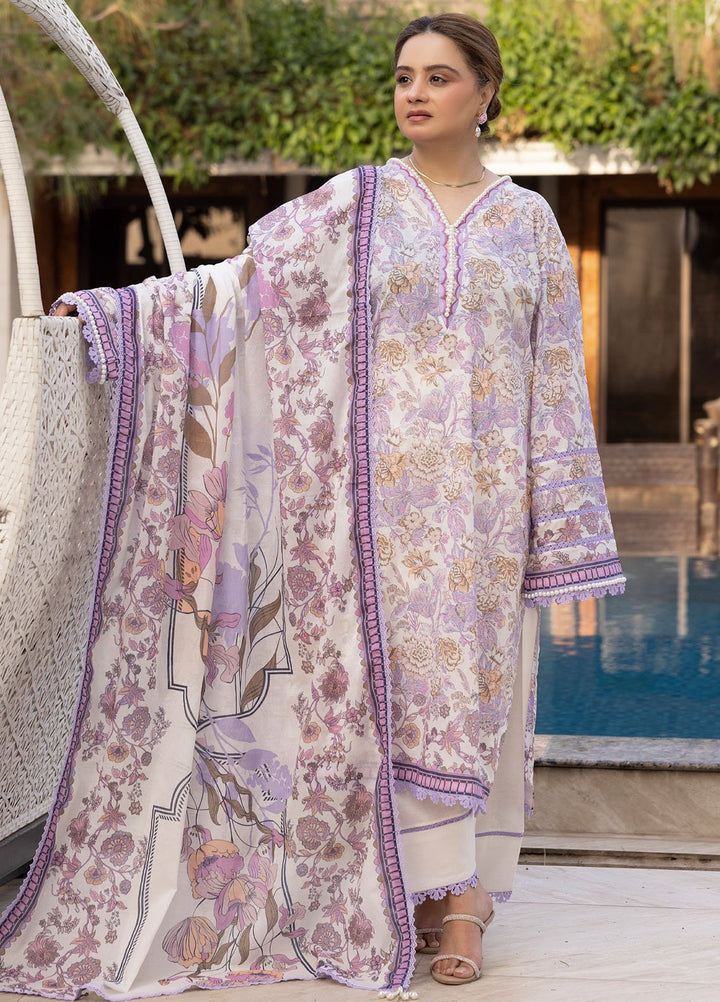 Gul Ahmed Printed Lawn Unstitched Suits 3 Piece GA25MS CL-52666 - Summer Collection