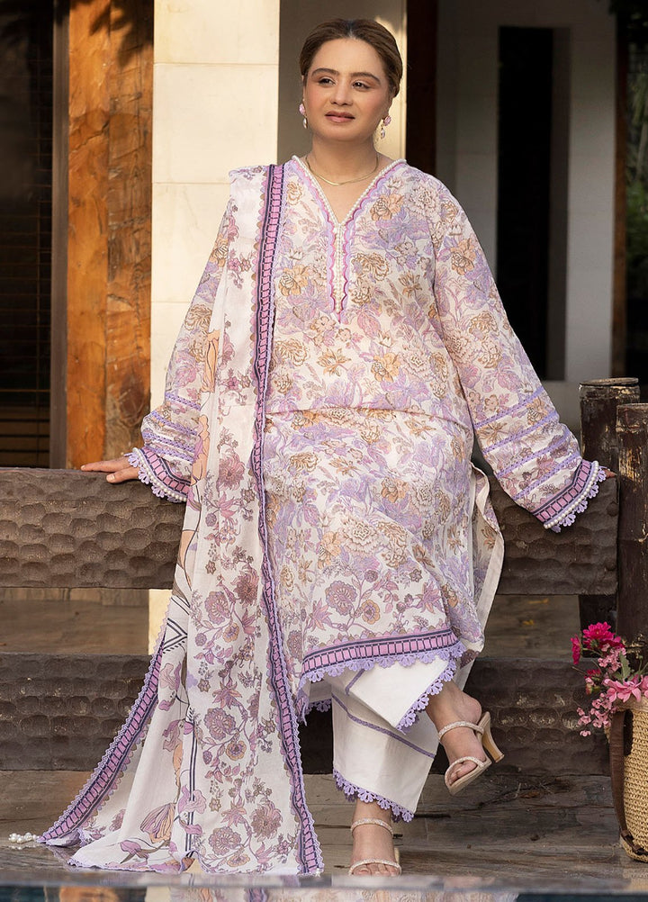 Gul Ahmed Printed Lawn Unstitched Suits 3 Piece GA25MS CL-52666 - Summer Collection