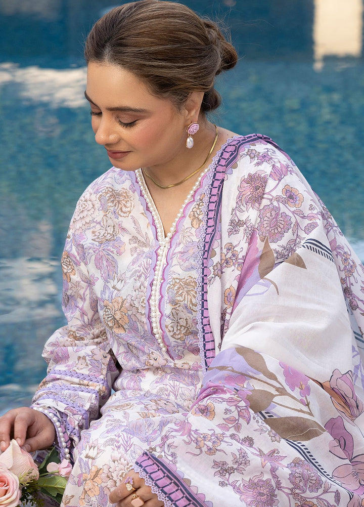 Gul Ahmed Printed Lawn Unstitched Suits 3 Piece GA25MS CL-52666 - Summer Collection