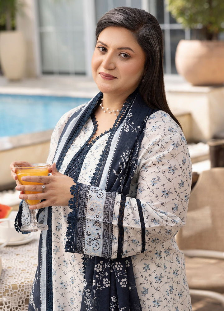 Gul Ahmed Printed Lawn Unstitched Suits 3 Piece GA25MS CL-52674 - Summer Collection