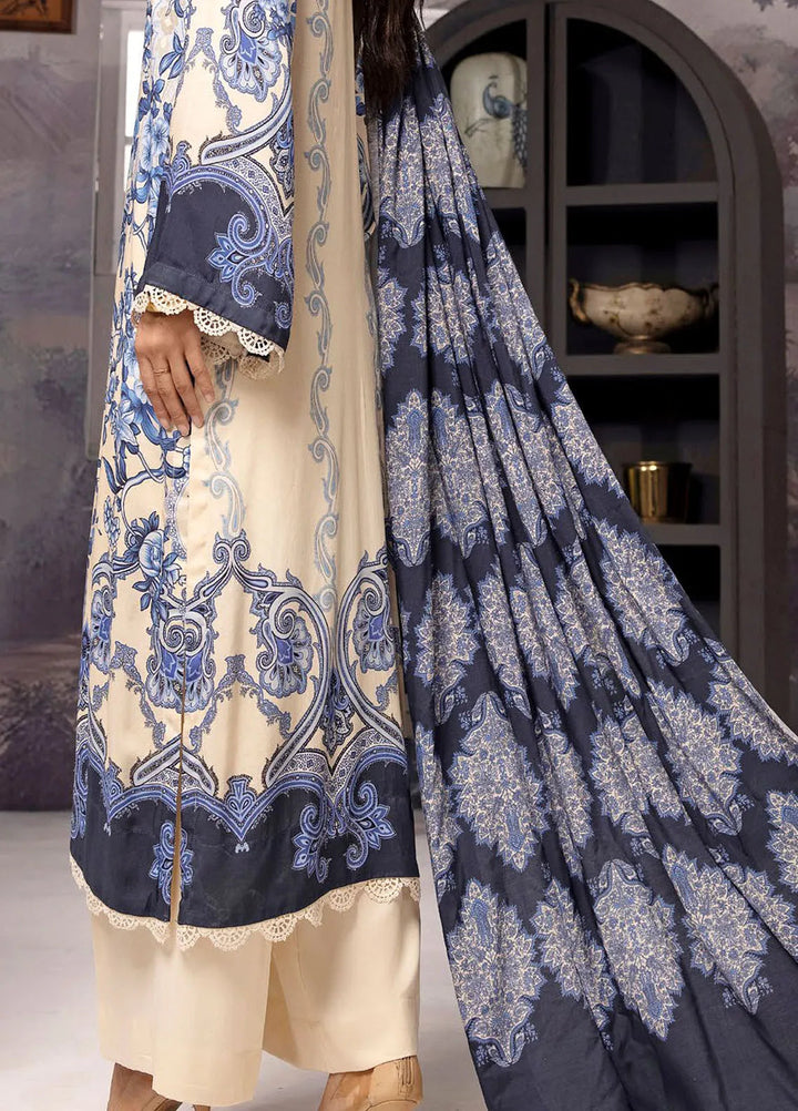 Gul Ahmed Printed Linen Suits Unstitched 3 Piece GA24UW LT-42010 - Winter Collection