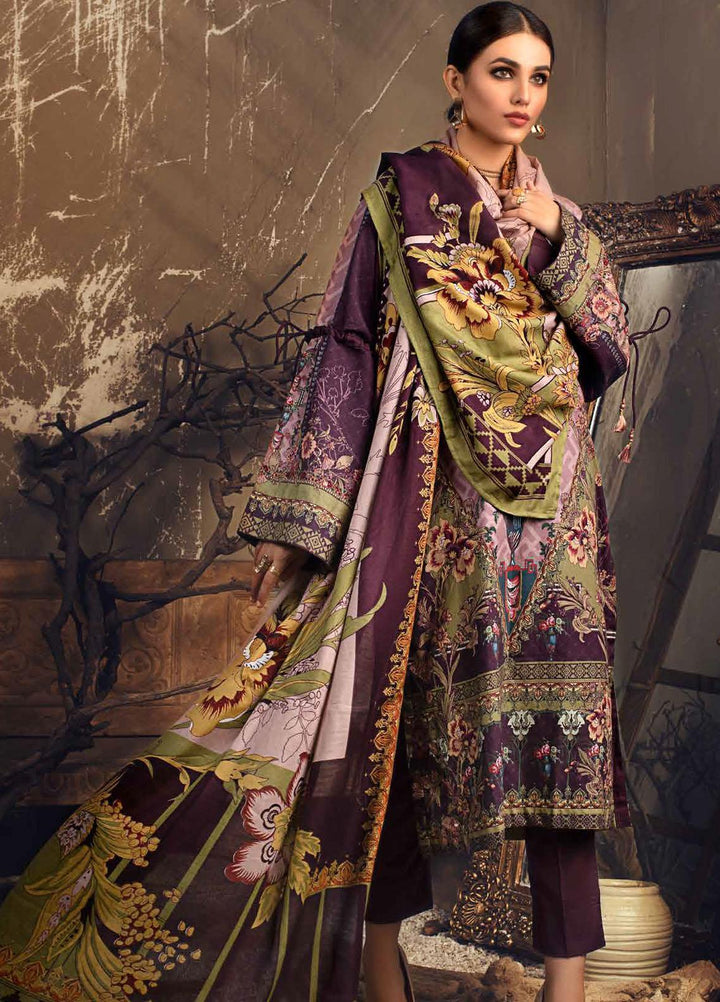 Gul Ahmed Embroidered Corduroy Suits Unstitched 3 Piece GA21JW CD-12014 - Winter Collection