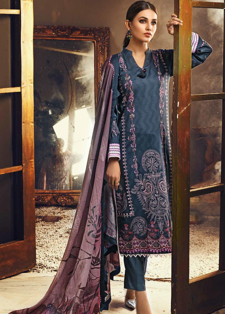 Gul Ahmed Printed Corduroy Suits Unstitched 3 Piece GA21JW CD-12015 A - Winter Collection