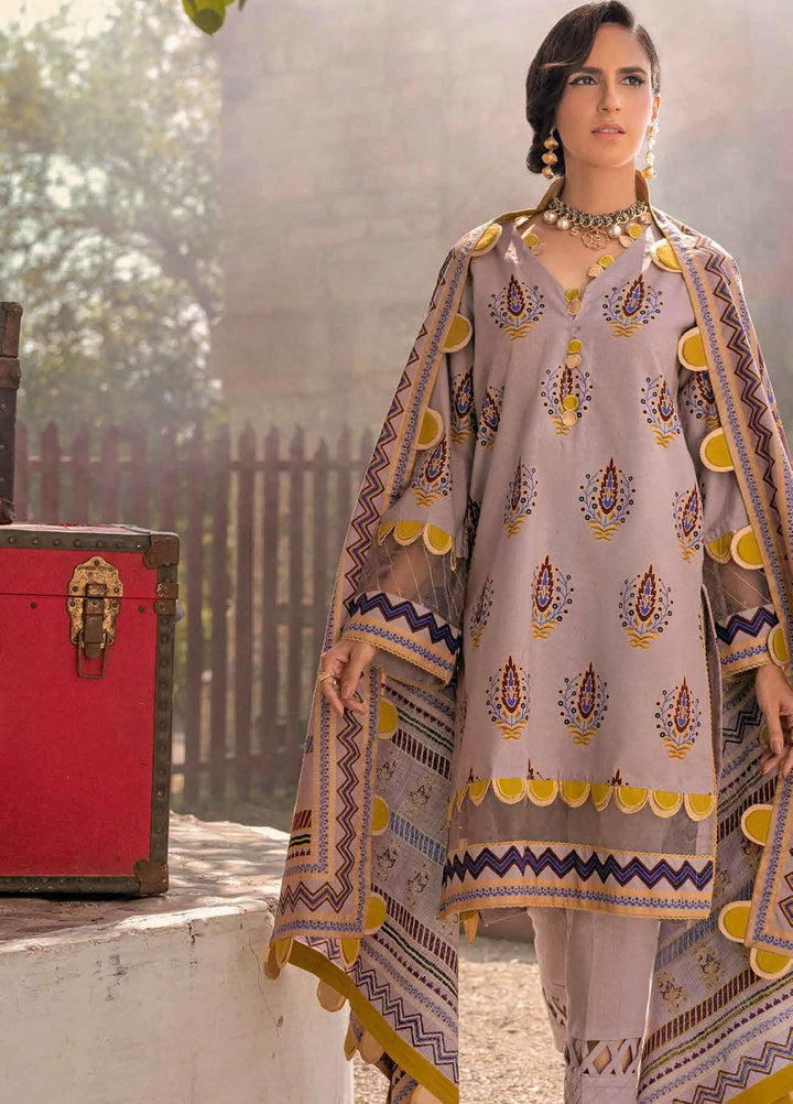 Gul Ahmed Printed Khaddar Suits Unstitched 3 Piece GA21JW K-12029 B   - Winter Collection