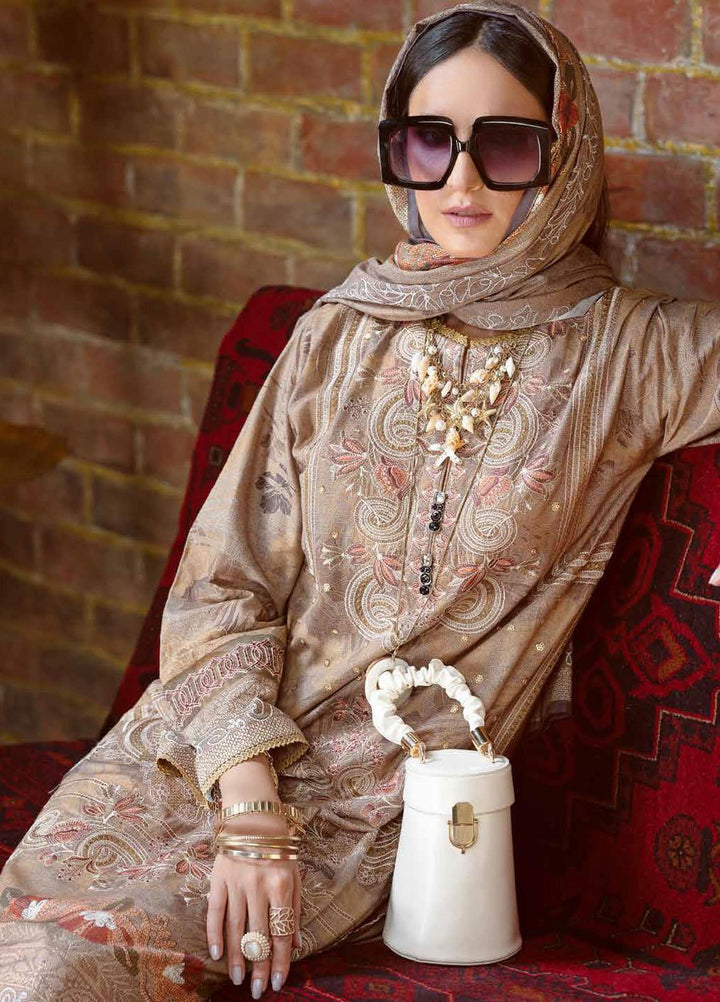 Gul Ahmed Embroidered Khaddar Suits Unstitched 3 Piece GA21JW K-12046 - Winter Collection