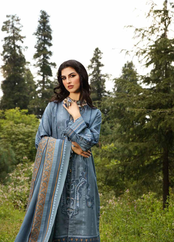 Gul Ahmed Printed Khaddar Suits Unstitched 3 Piece GA21JL AP-12050 - Winter Collection