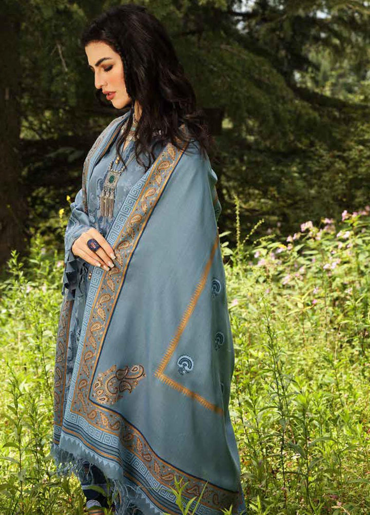 Gul Ahmed Printed Khaddar Suits Unstitched 3 Piece GA21JL AP-12050 - Winter Collection