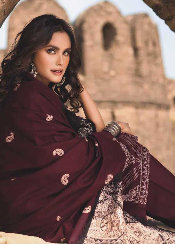 Gul Ahmed Embroidered Pashmina Suits Unstitched 3 Piece GA21JL AP-12073 - Winter Collection