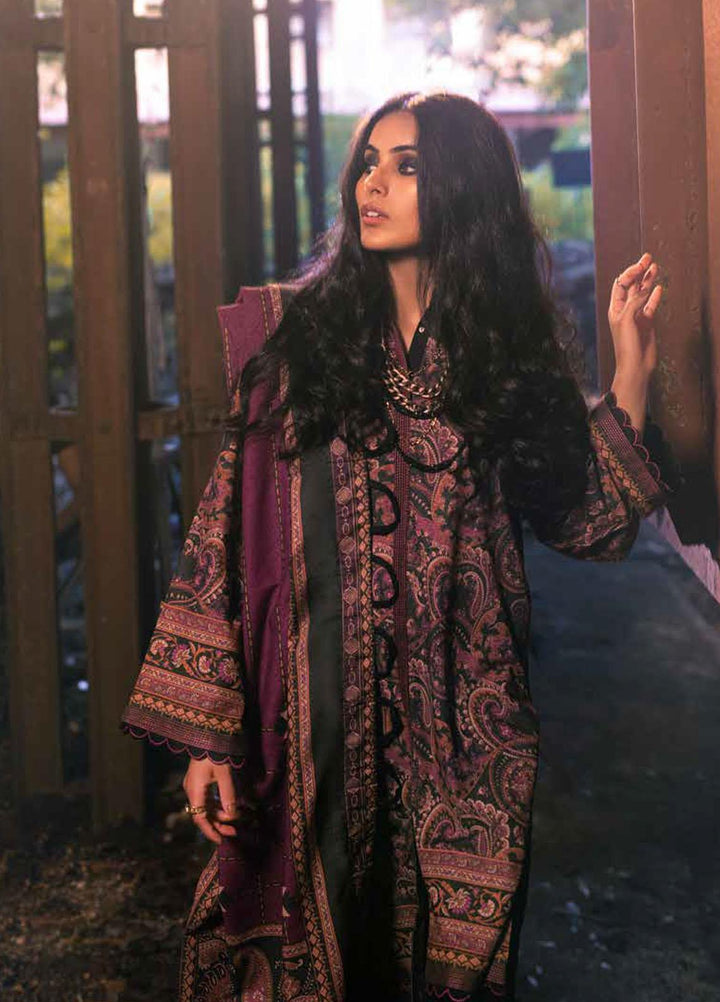 Gul Ahmed Printed Karandi Suits Unstitched 3 Piece GA21JL AY-12025 B - Winter Collection