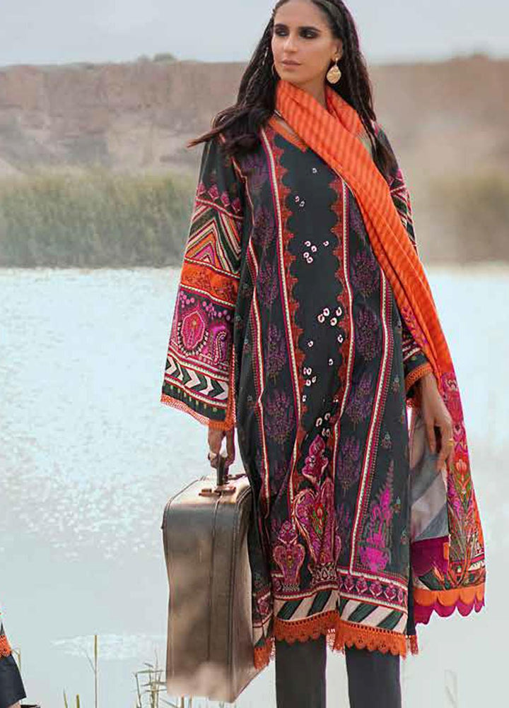 Gul Ahmed Printed Khaddar Suits Unstitched 3 Piece GA21JL CV-12010 - Winter Collection