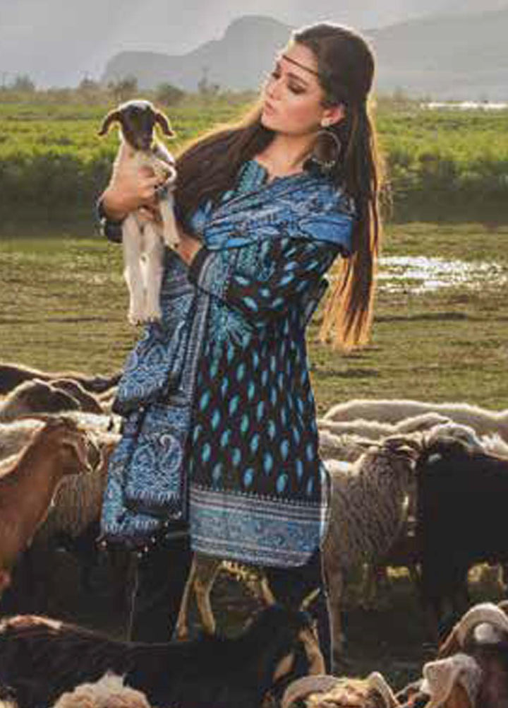 Gul Ahmed Embroidered Khaddar Suits Unstitched 3 Piece GA21JL PVS-12013 - Winter Collection