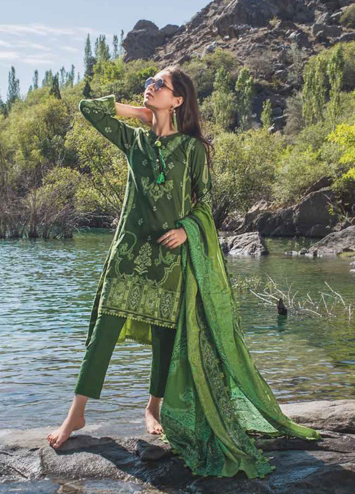 Gul Ahmed Printed Khaddar Suits Unstitched 3 Piece GA21JL PVS-12014 - Winter Collection