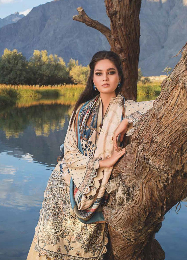 Gul Ahmed Embroidered Khaddar Suits Unstitched 3 Piece GA21JL PVS-12017 - Winter Collection