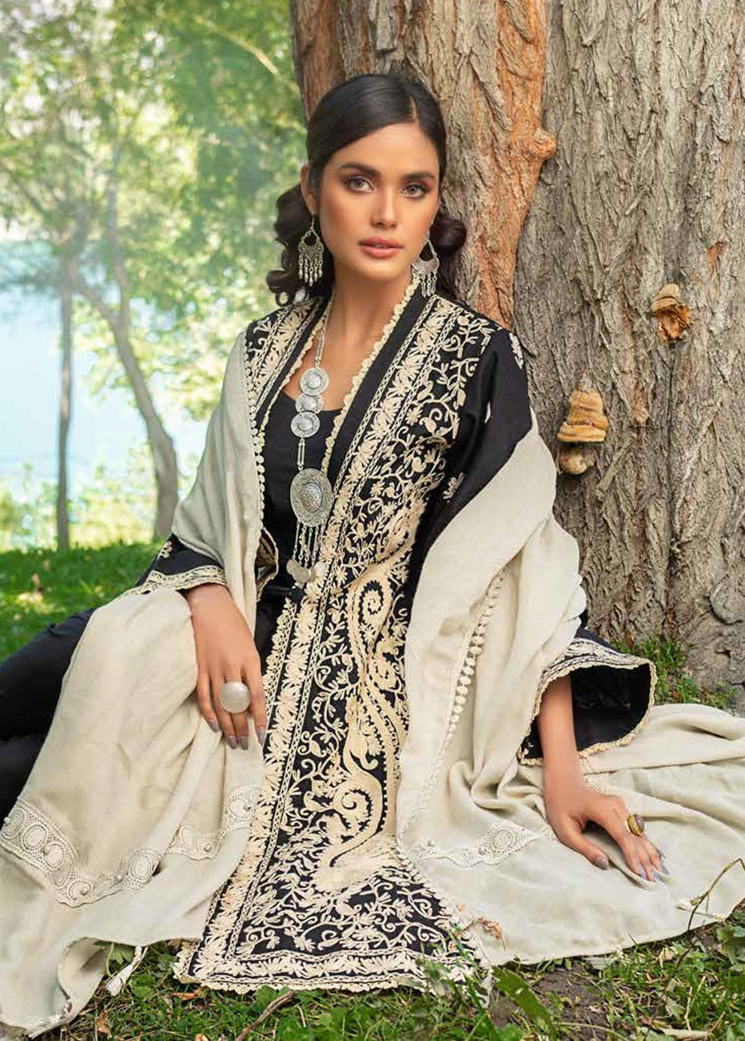 Pure Joy of Winter By Gul Ahmed Embroidered Khaddar Suits Unstitched 3 Piece GA22PJ AP-12035 - Winter Collection