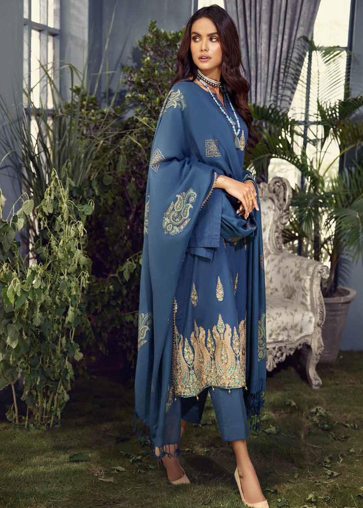 Pure Joy of Winter By Gul Ahmed Embroidered Khaddar Suits Unstitched 3 Piece GA22PJ AP-12036 - Winter Collection