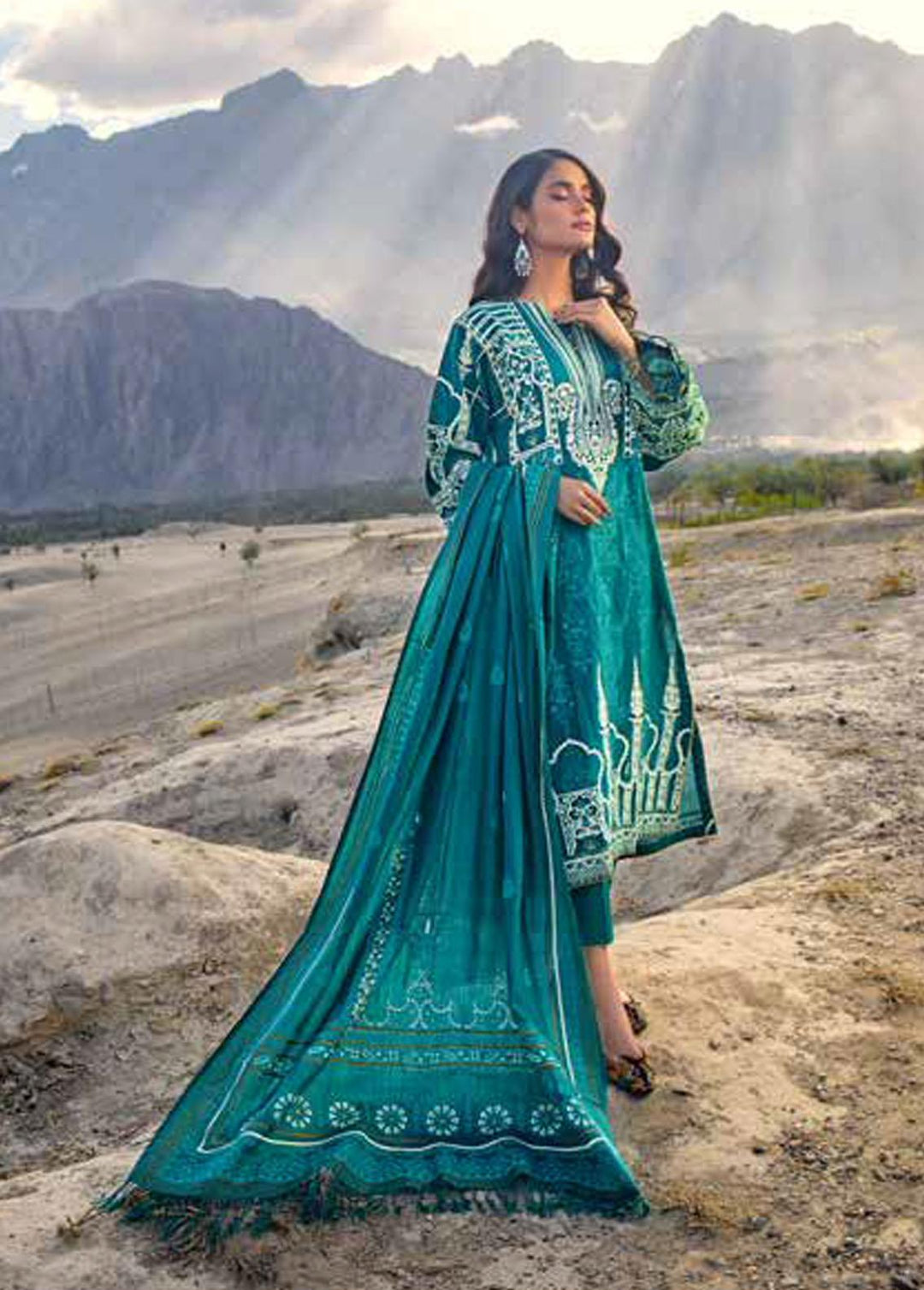 Pure Joy of Winter By Gul Ahmed Embroidered Khaddar Suits Unstitched 3 Piece GA22PJ AP-12051 - Winter Collection