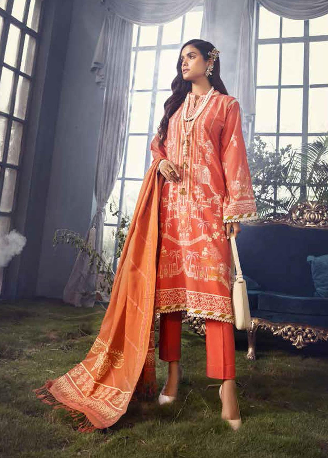 Pure Joy of Winter By Gul Ahmed Printed Khaddar Suits Unstitched 3 Piece GA22PJ AP-12052 - Winter Collection