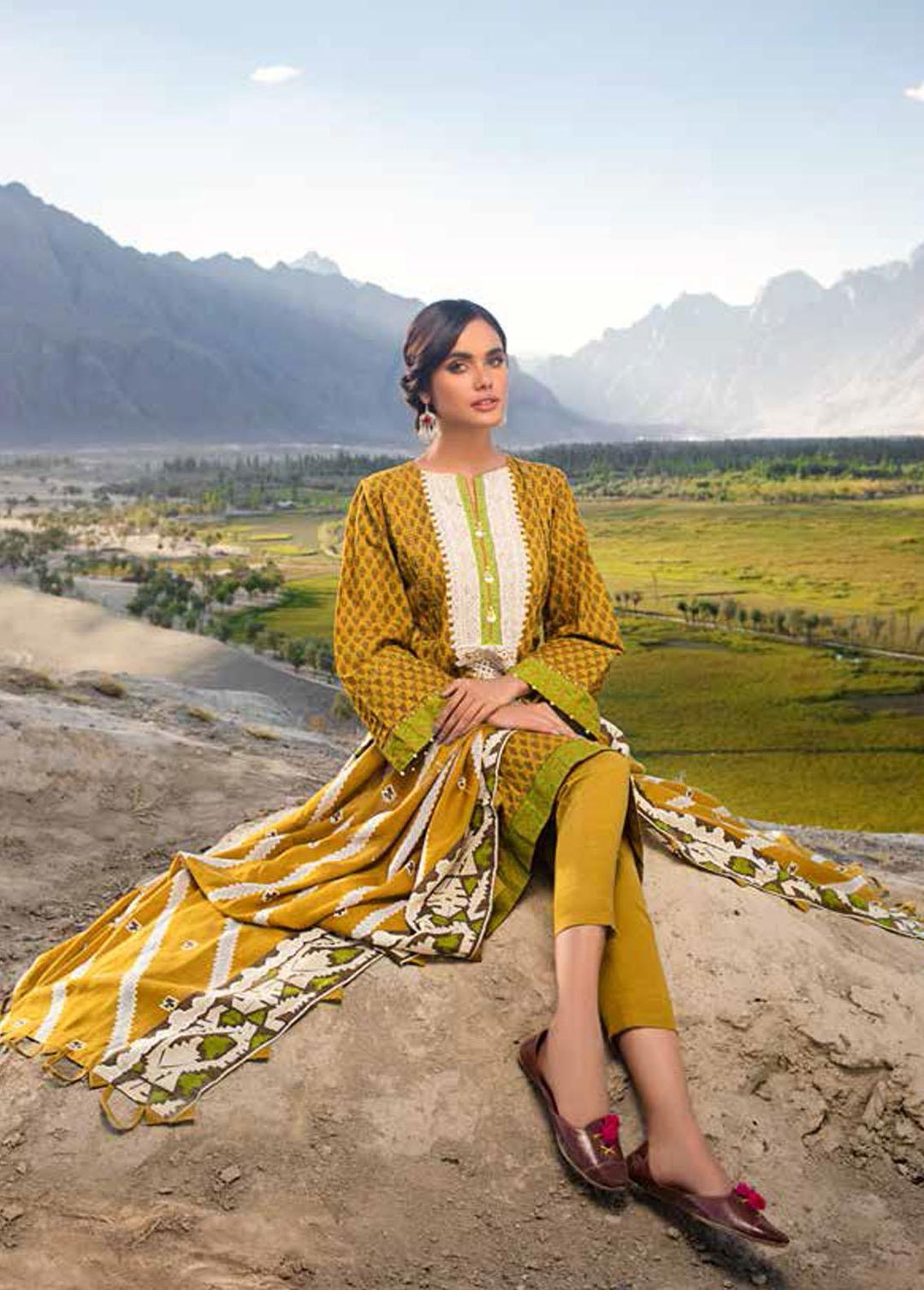 Pure Joy of Winter By Gul Ahmed Embroidered Khaddar Suits Unstitched 3 Piece GA22PJ AP-12084 - Winter Collection