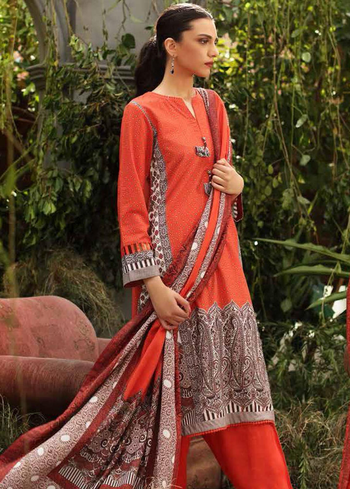 Pure Joy of Winter By Gul Ahmed Printed Karandi Suits Unstitched 3 Piece GA22PJ AY-12022 A - Winter Collection