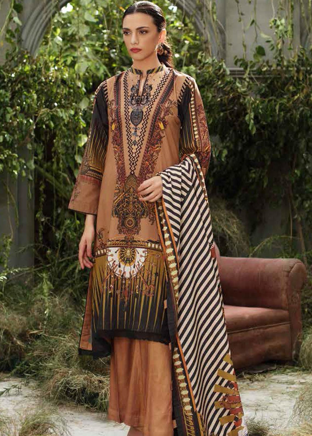Pure Joy of Winter By Gul Ahmed Embroidered Karandi Suits Unstitched 3 Piece GA22PJ AY-12032 - Winter Collection