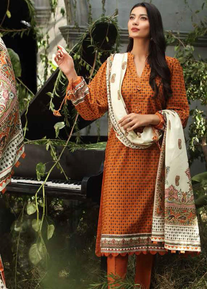 Pure Joy of Winter By Gul Ahmed Printed Karandi Suits Unstitched 3 Piece GA22PJ AY-12034 B - Winter Collection
