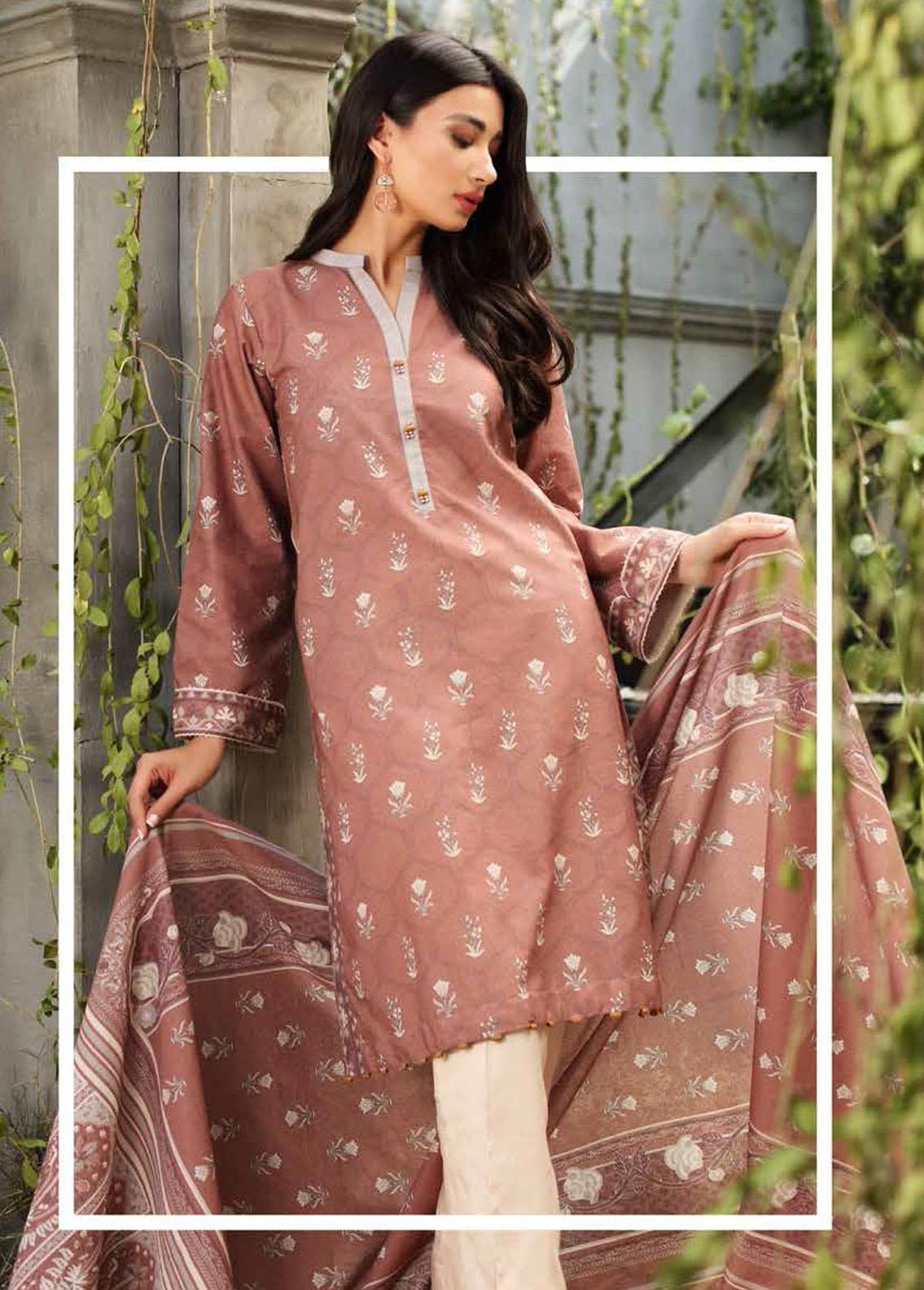 Pure Joy of Winter By Gul Ahmed Printed Karandi Suits Unstitched 3 Piece GA22PJ AY-12037 A - Winter Collection