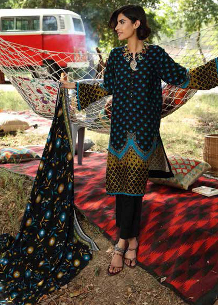 Pure Joy of Winter By Gul Ahmed Printed Linen Suits Unstitched 3 Piece GA22PJ LT-12012 A - Winter Collection