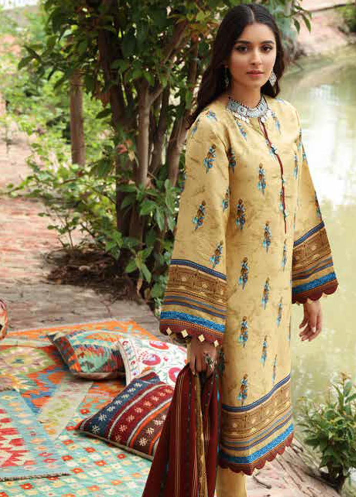Pure Joy of Winter By Gul Ahmed Printed Linen Suits Unstitched 3 Piece GA22PJ LT-12025 A - Winter Collection